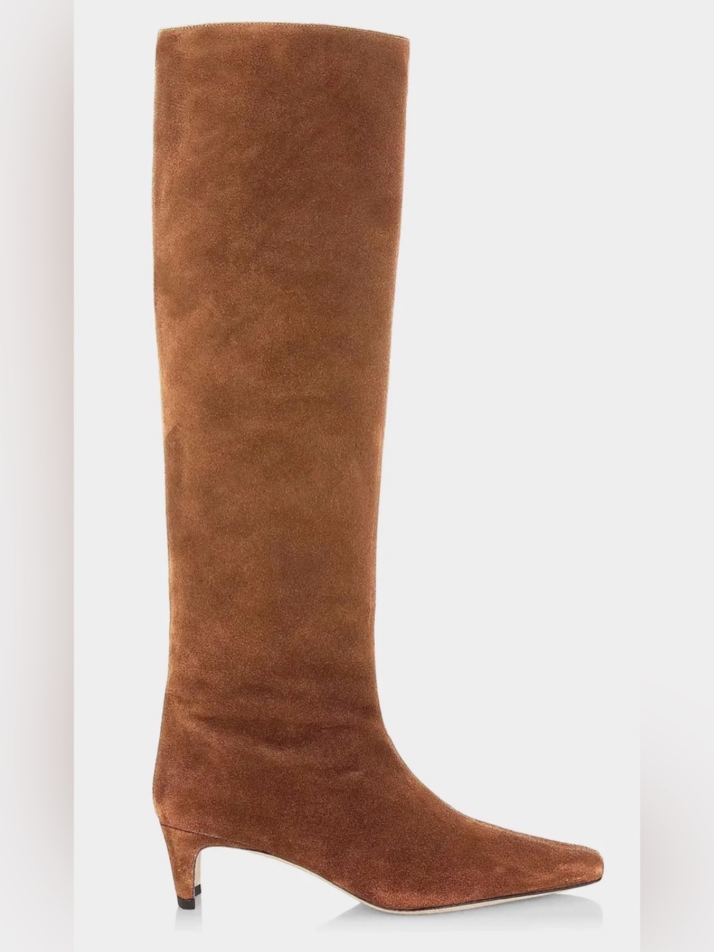 STAUD Wally Tan Suede Mid Pull On Western Boots US 6.5 $495
